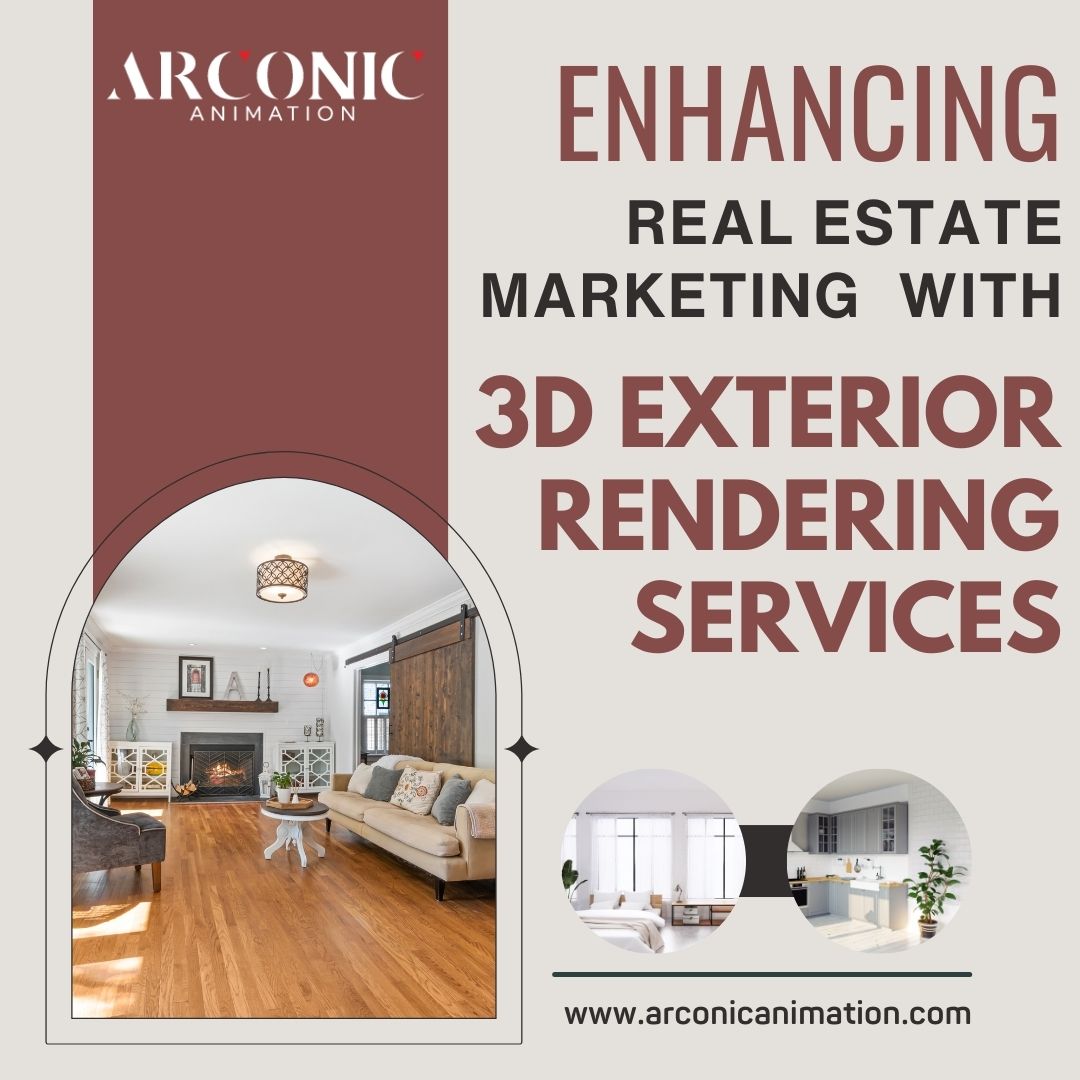 3D Exterior Rendering Services Real Estate - Arconic Animation